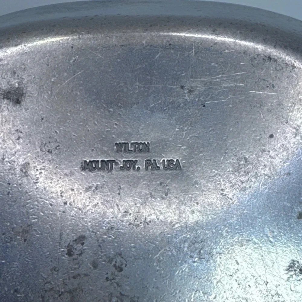 Wilton Armetale Bless This House Pewter Tray Mount Joy‎ PA Metalware 9.25x6.25